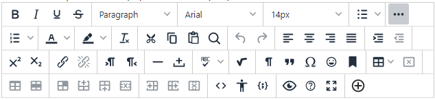Screen shot of the new Toolbar