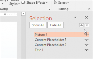 Reading order in PowerPoint