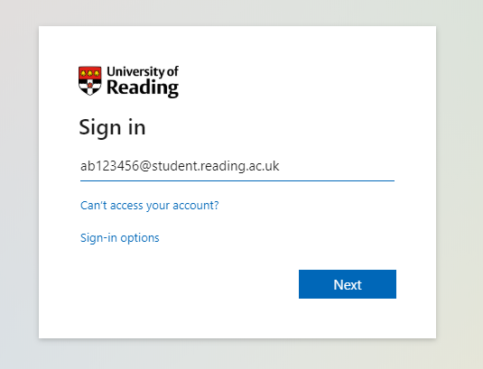 Login to Blackboard as Student
